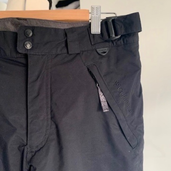 Columbia ski pants medium excellent black woman - Picture 1 of 5
